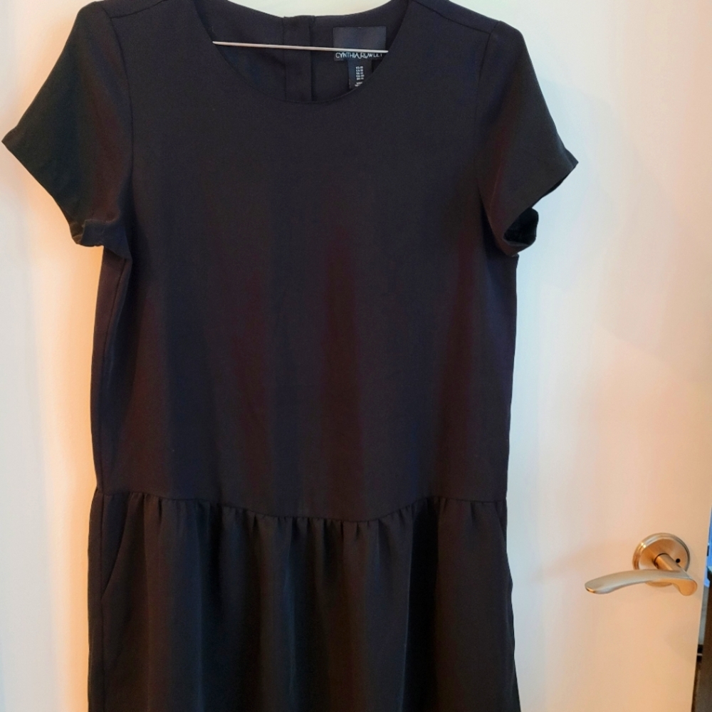 Cynthia Rowley Drop Waist Dress w/Pockets